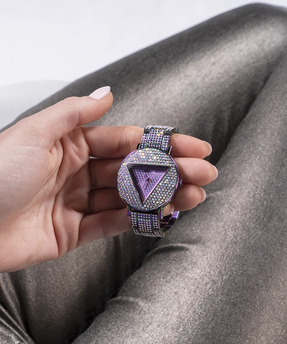 GUESS Ladies Iridescent Analog Watch