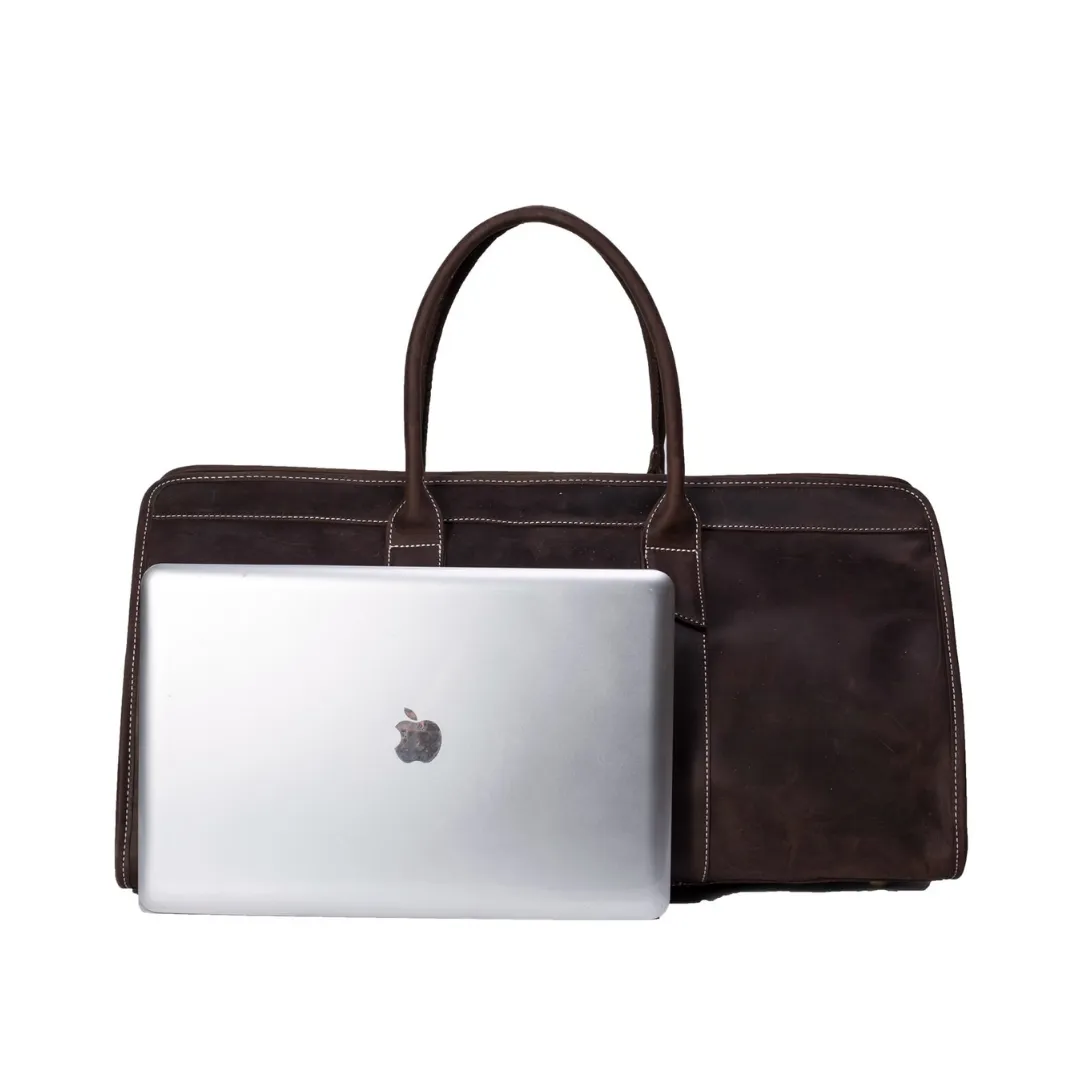Handmade Triangular Leather Travel Bag