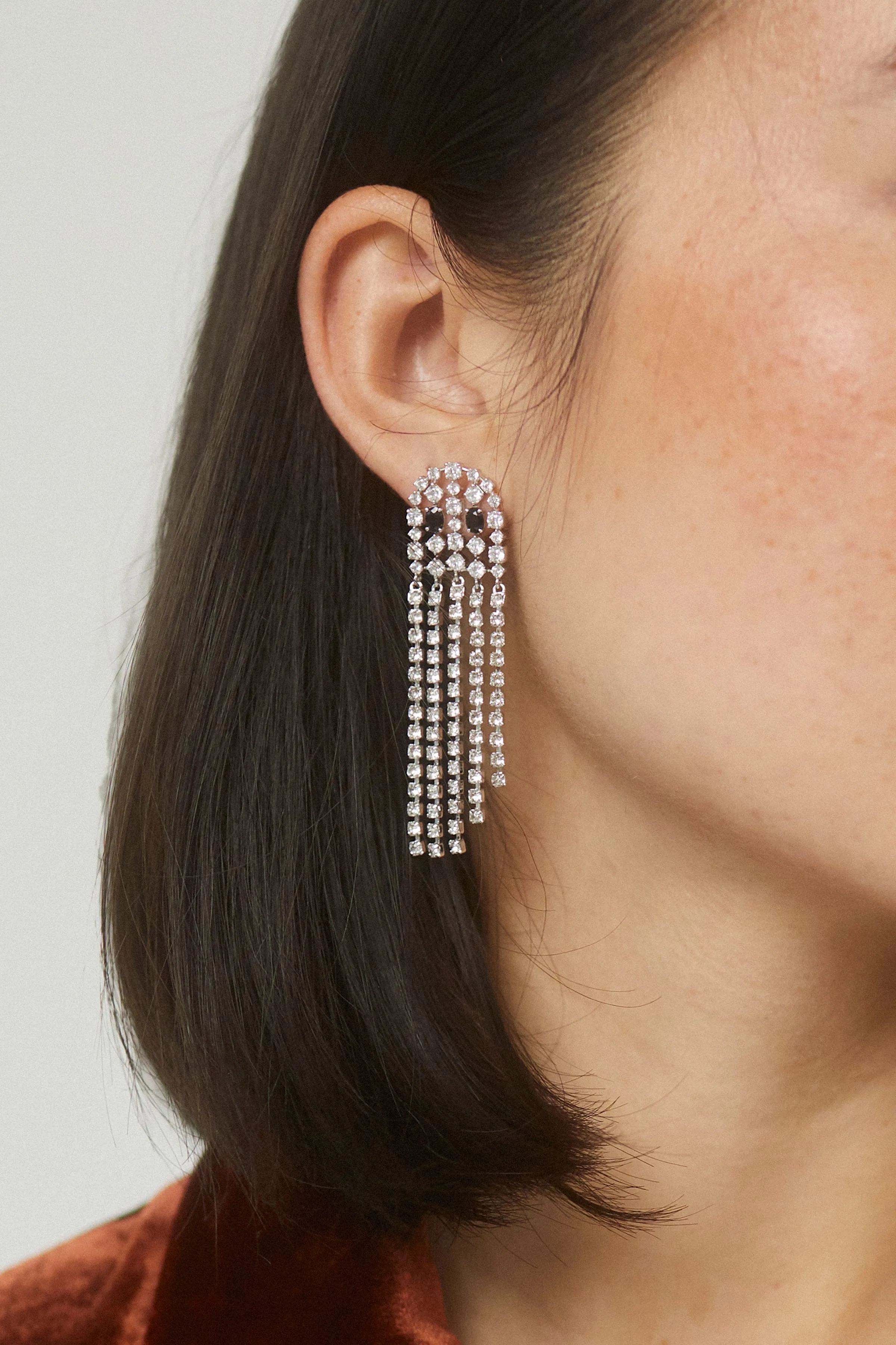 HAUNT COUTURE GHOST FRINGE EARRINGS