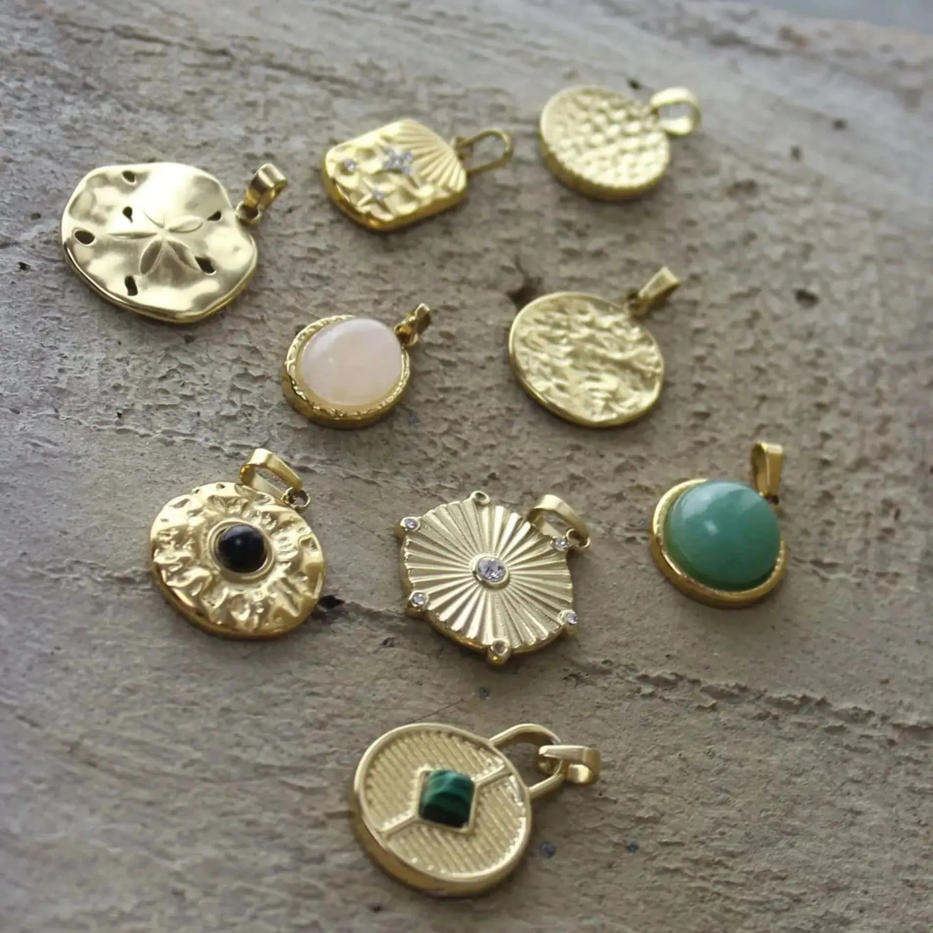Hope Waterproof Charm No 7 18K Gold Plating