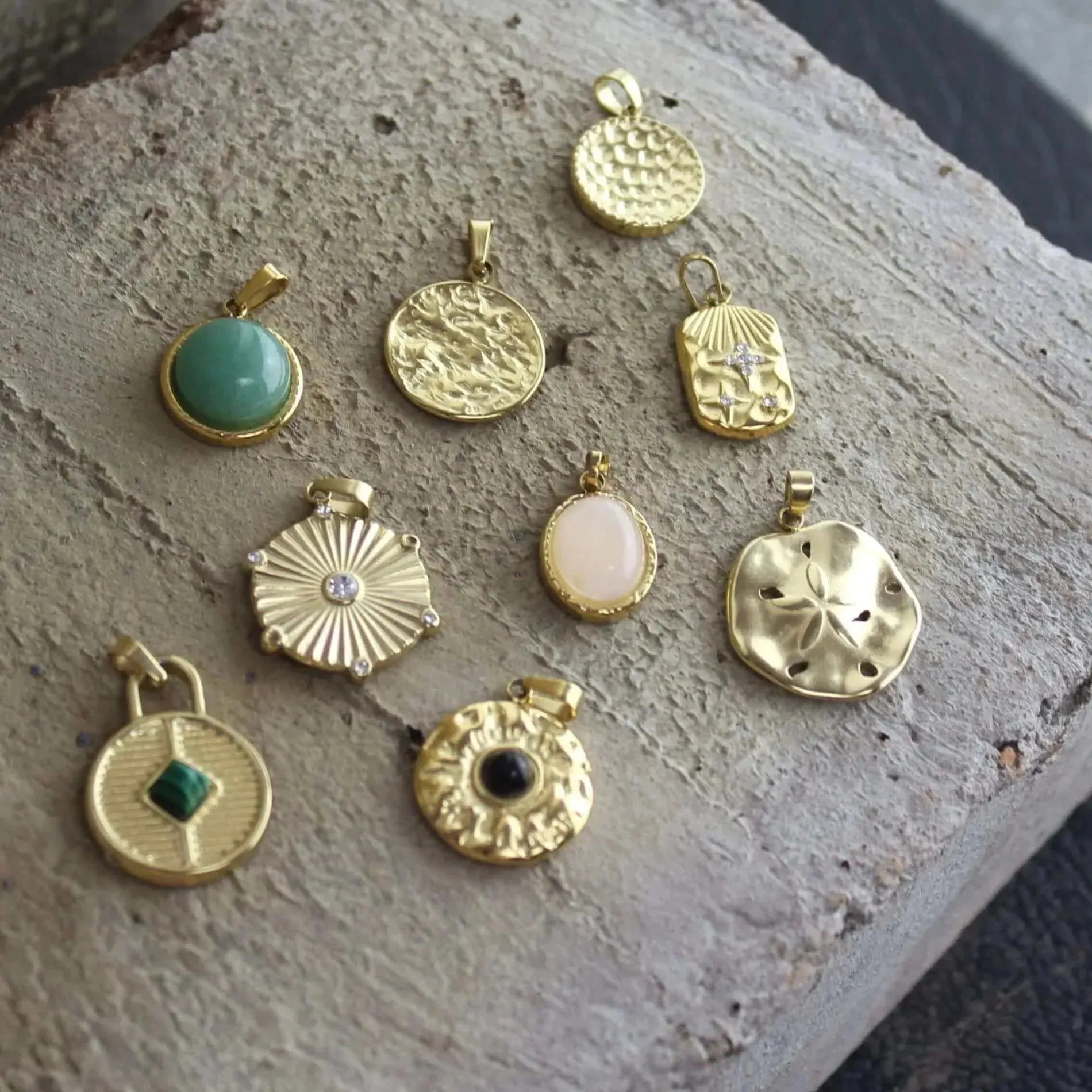 Hope Waterproof Charm No 7 18K Gold Plating