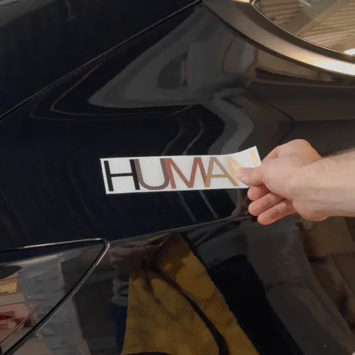 Human Bumper Sticker