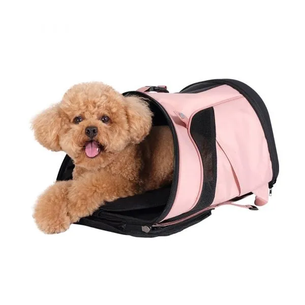 Ibiyaya Ultra Light Pro Dog Backpack Pet Carrier Coral Pink