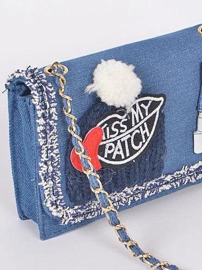 I’m No Ordinary Girl Denim Mini Clutch/Crossbody
