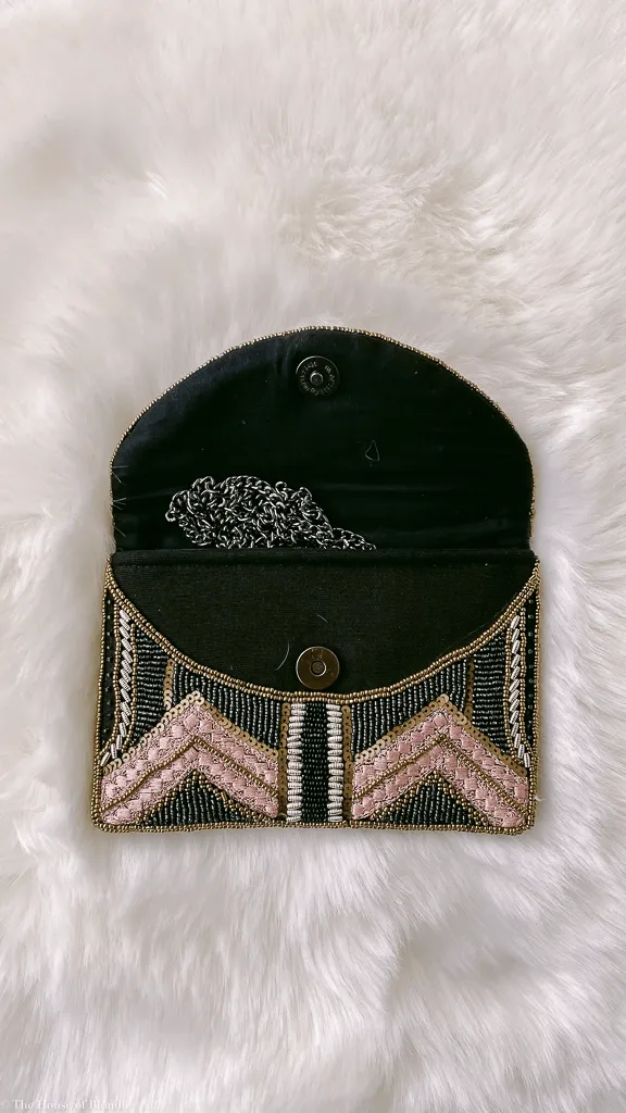 Josephine Beaded Art Deco Clutch Purse