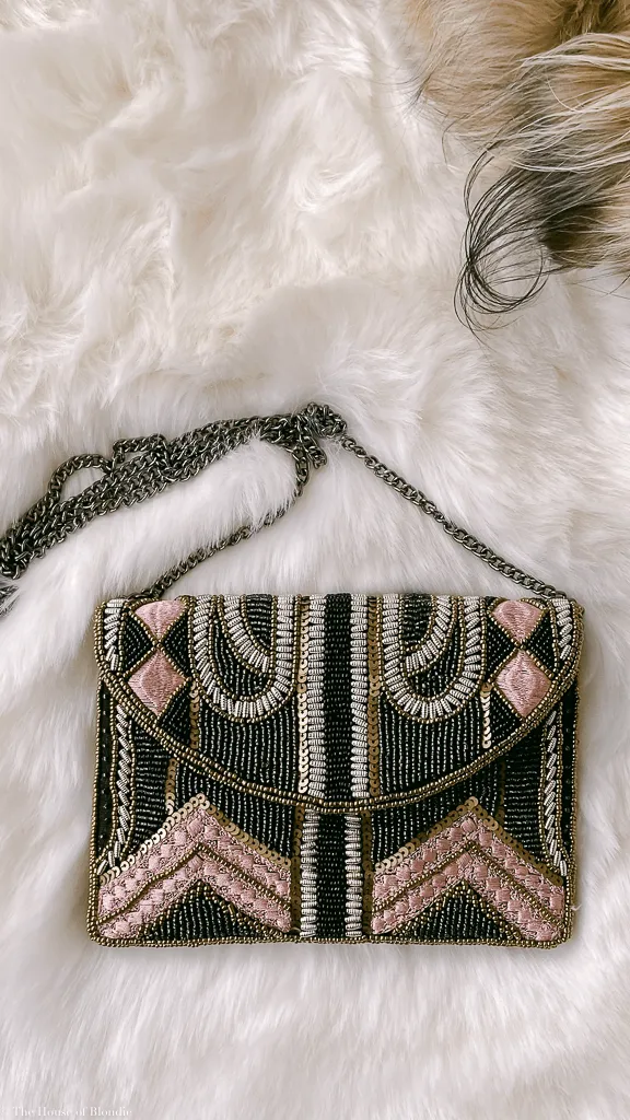 Josephine Beaded Art Deco Clutch Purse