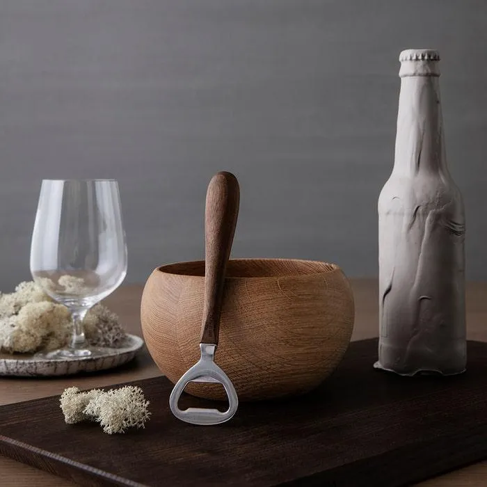 Kay Bojesen Menageri Bottle Opener, L: 6.1", Walnut
