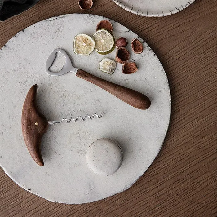 Kay Bojesen Menageri Bottle Opener, L: 6.1", Walnut
