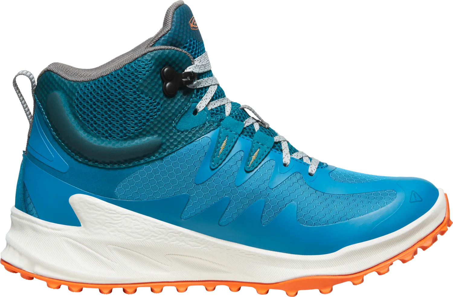 Keen Women&#x27;s Zionic Mid Waterproof Boot Fjord Blue-Tangerine | Buy Keen Women&#x27;s Zionic Mid Waterproof Boot Fjord Blue-Tangerine here | Outnorth