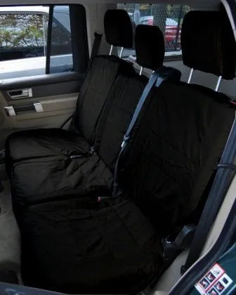 Land Rover Discovery 4 L319 Fully Tailored Waterproof Seat Covers Black Rear 2nd Row MY09-16