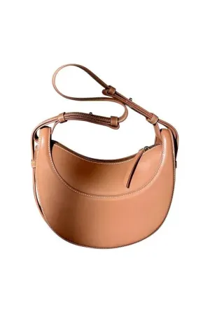 Leather Saddle Shoulder Bag