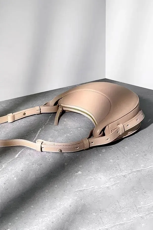 Leather Saddle Shoulder Bag
