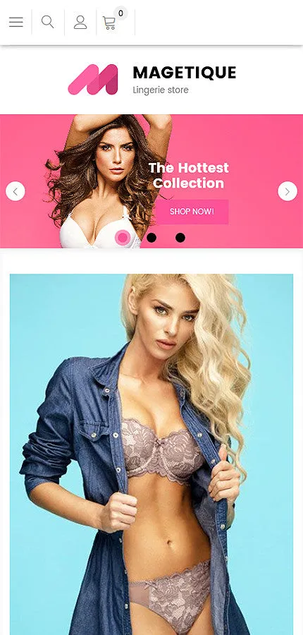 Lingerie Magento Website Design