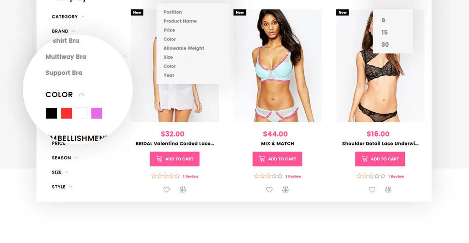 Lingerie Magento Website Design