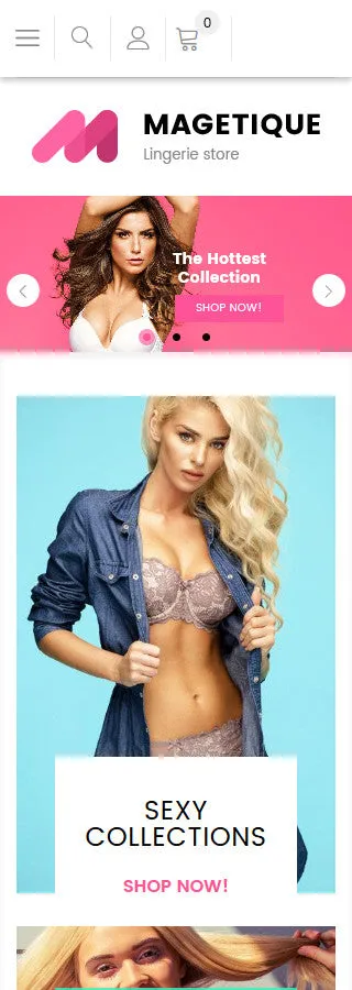 Lingerie Magento Website Design