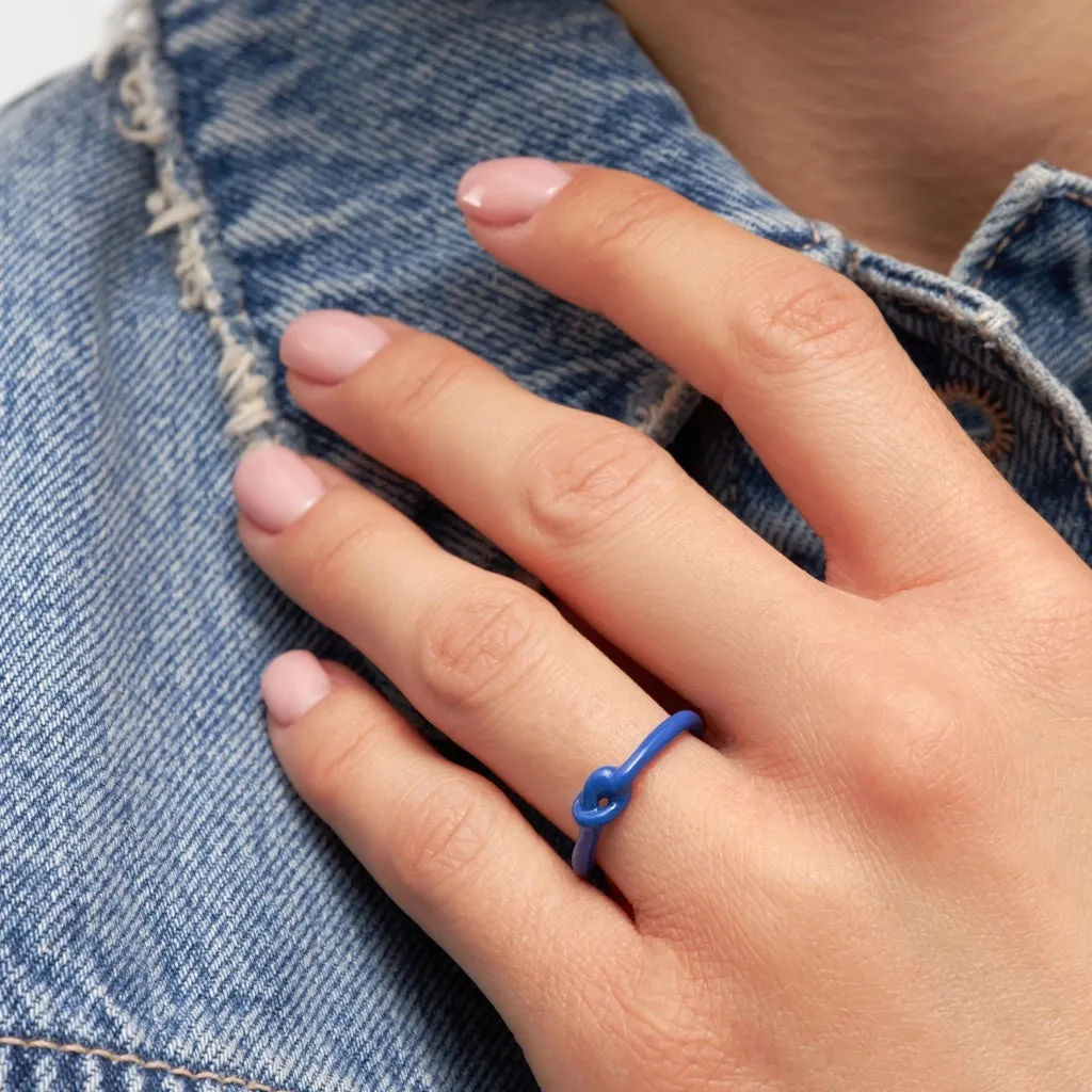Love Knot Ring - Dazzling Blue
