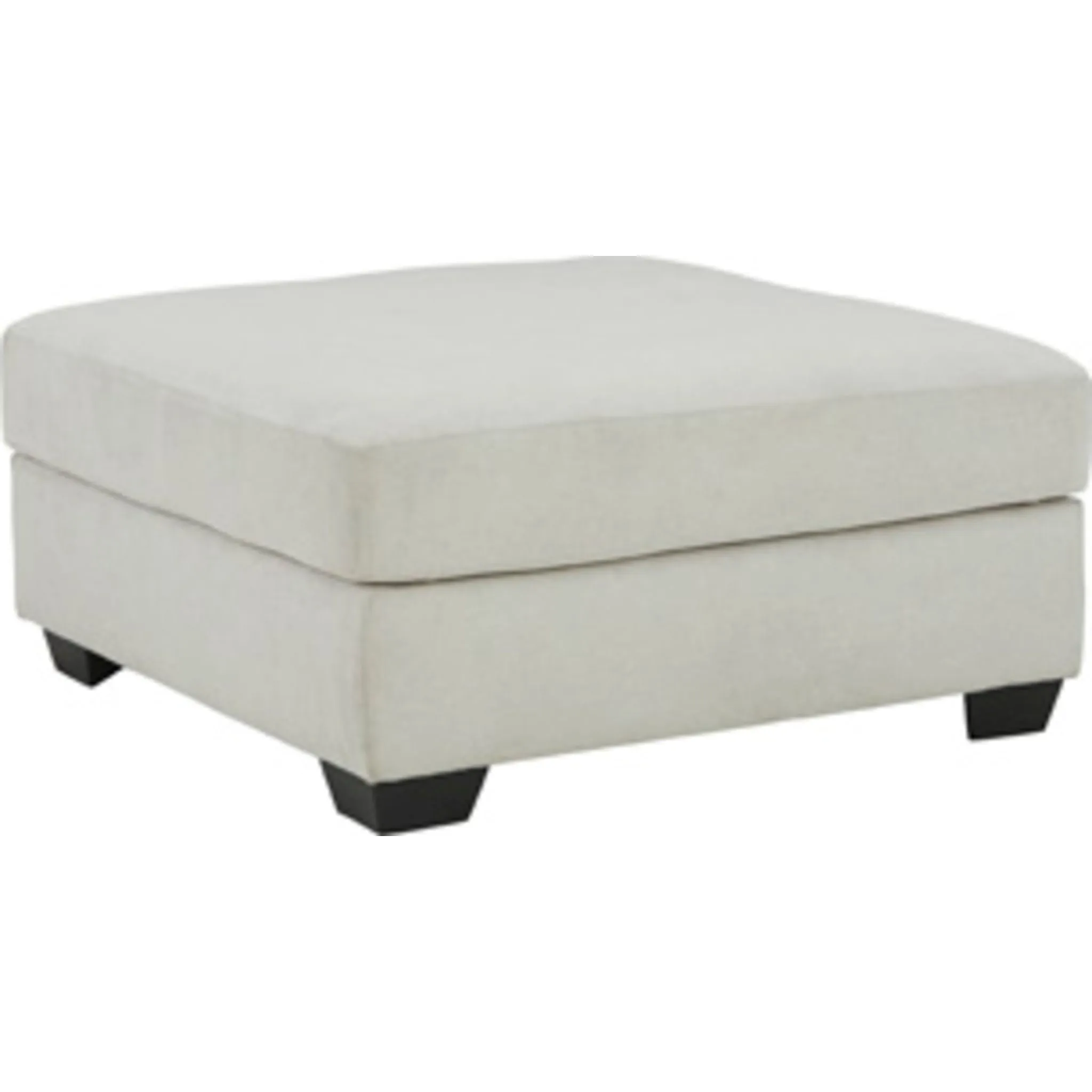Lowder Oversized Accent Ottoman - Stone