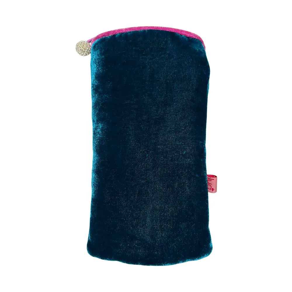 Lua Plain Velvet Glasses Case