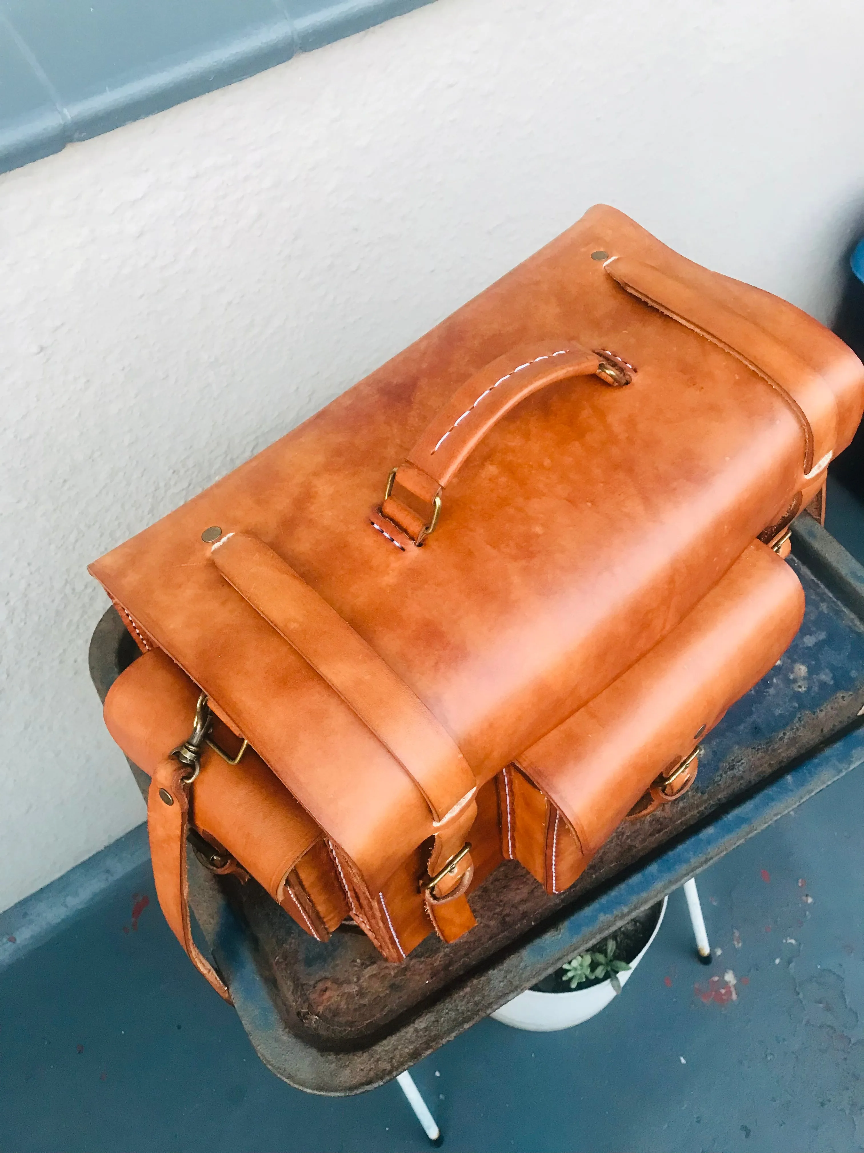 Lux leather box - pink (Production time - 15 days)