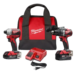 M18 Brushless 2-tool Combo Kit, Hammer Drill/impact Driver