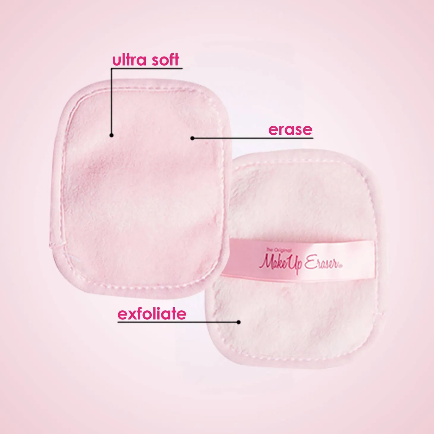 Makeup Eraser - "Be Mine" Pink 7 Day Set