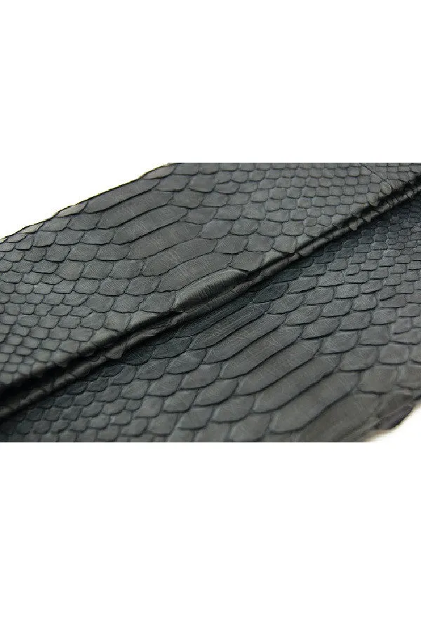 Mandalay Gun Grey Foldover Clutch