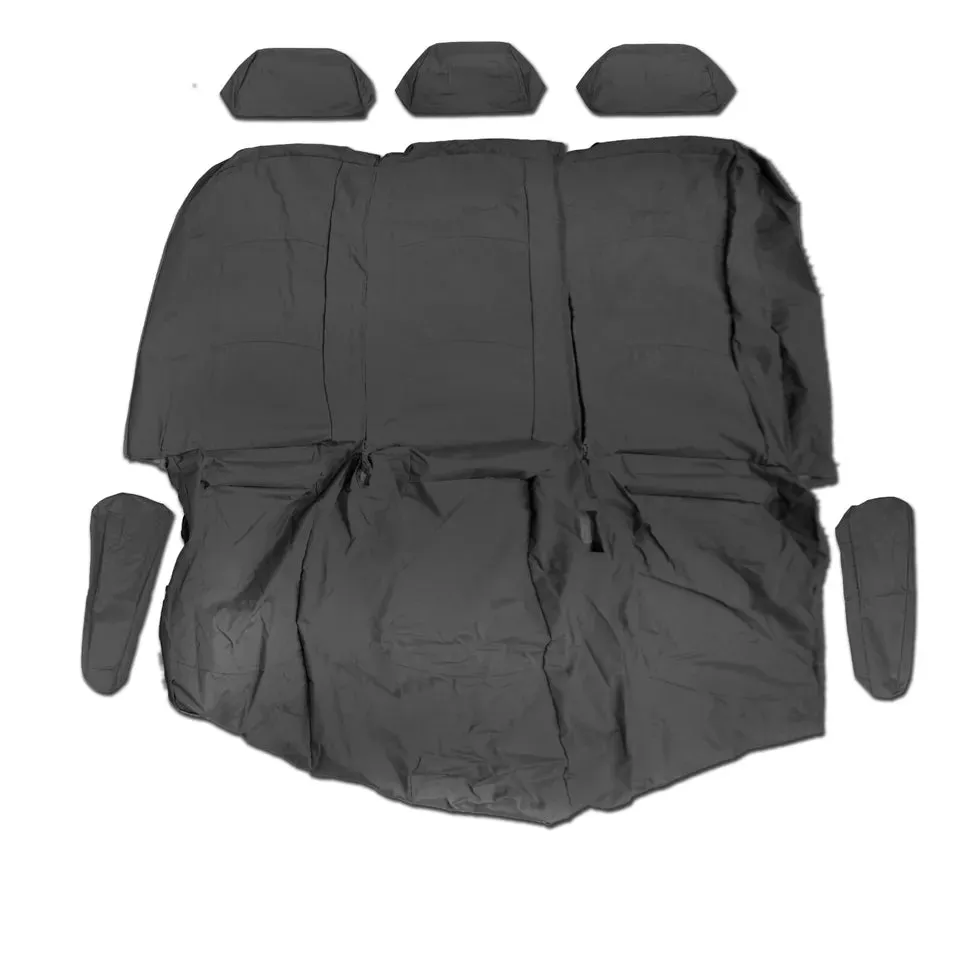 Mercedes Benz Vito V Class W639 2nd & 3rd Row Triple Waterproof Seat Cover Black