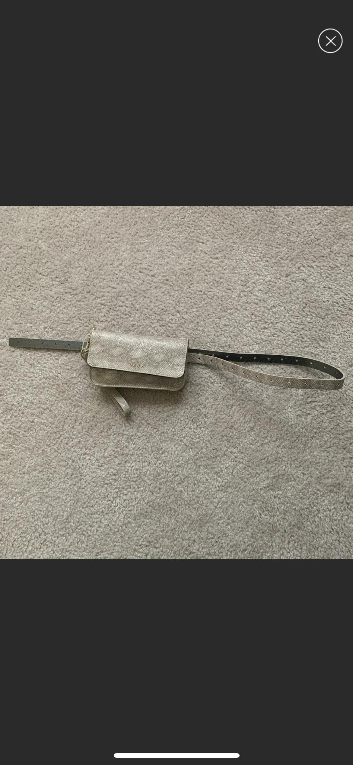 Metallic Snake-Embossed Convertible…