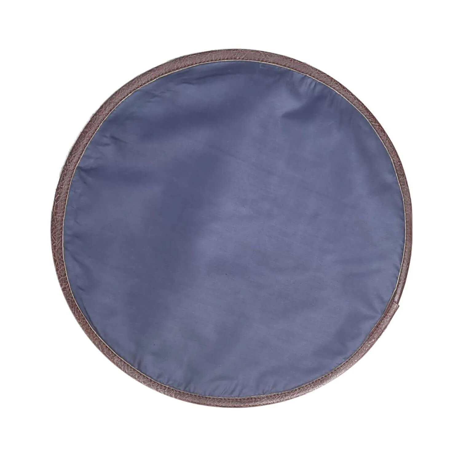 Mona B - Set of 2 Printed Placemats, 13 INCH Round, Best for Bed-Side Table/Center Table, Dining Table/Shelves (Saffiano)