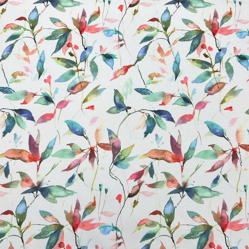 Multicoloured Leaves Water Resistant Fabric