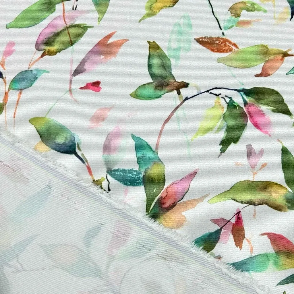 Multicoloured Leaves Water Resistant Fabric