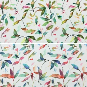 Multicoloured Leaves Water Resistant Fabric