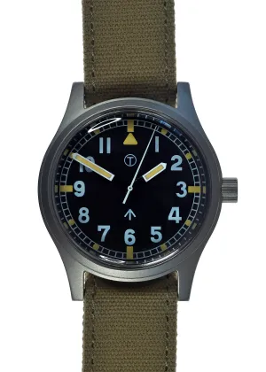 MWC 1940s to 1960s Pattern General Service Watch with Sterile Dial and 24 Jewel Automatic Movement (Retro Cream Dial Variant)