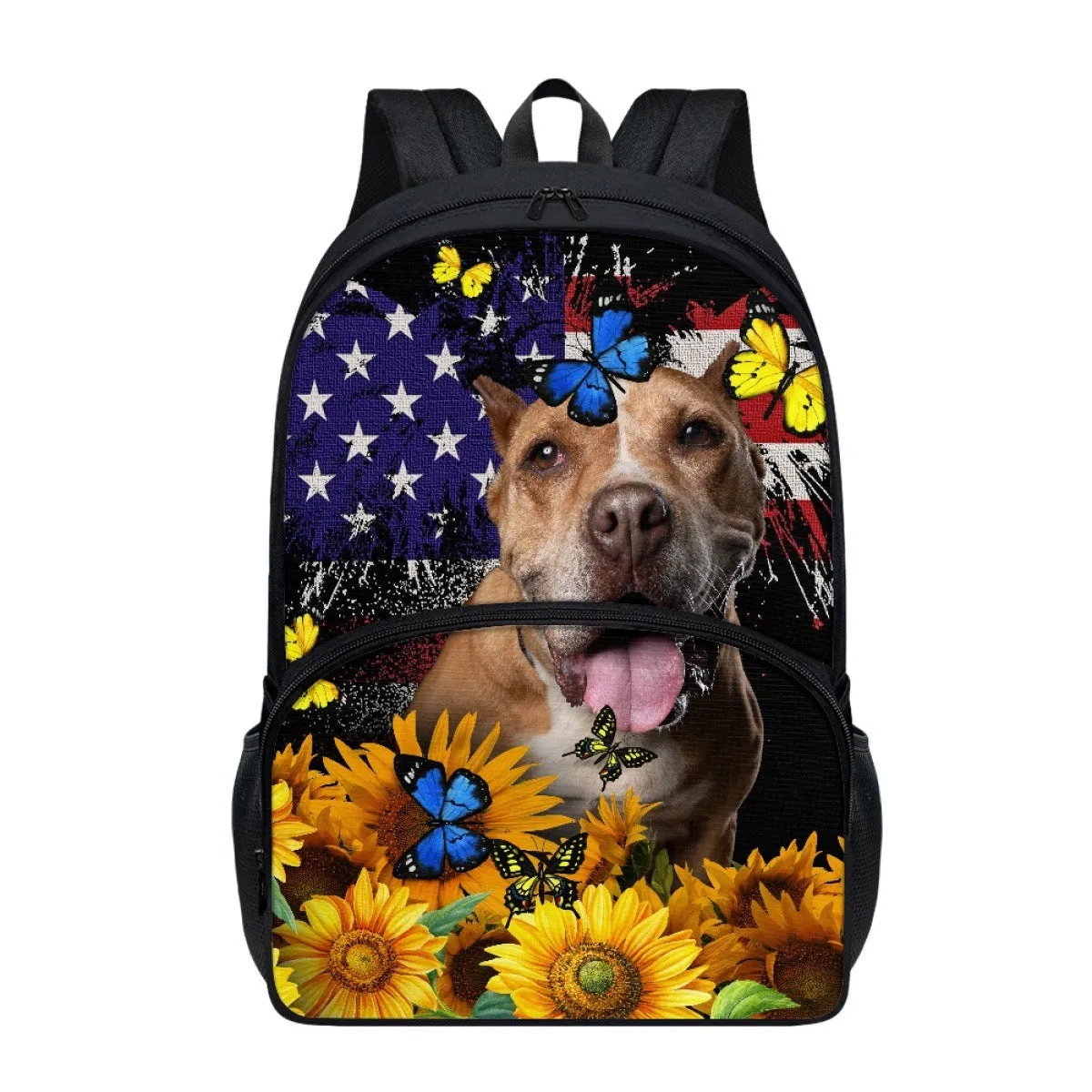 One Piece Dropshipping NEWn Pattern Printing One Piece Minimum Order  Hot Sale Double Layer 17-Inch Student Schoolbag