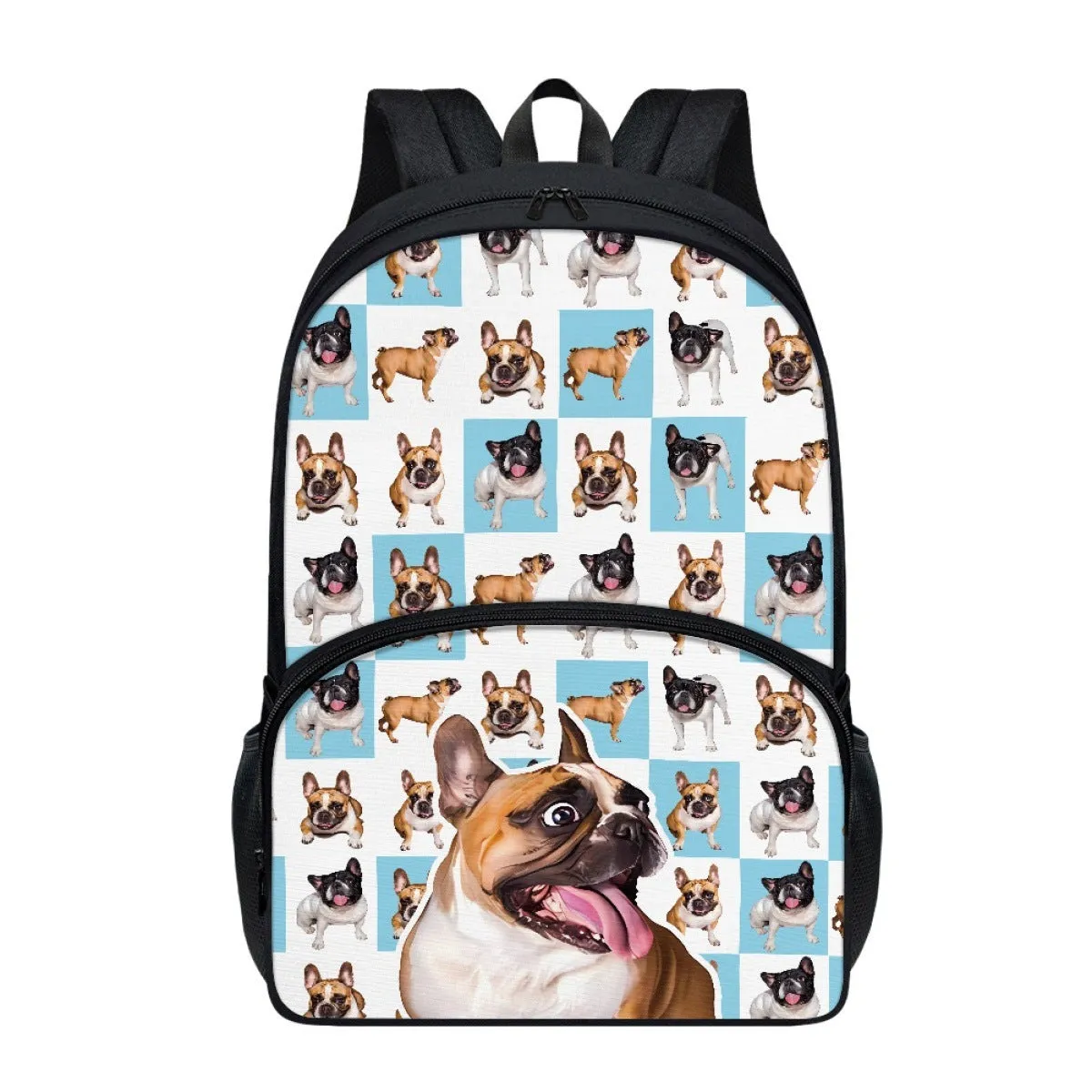 One Piece Dropshipping NEWn Pattern Printing One Piece Minimum Order  Hot Sale Double Layer 17-Inch Student Schoolbag