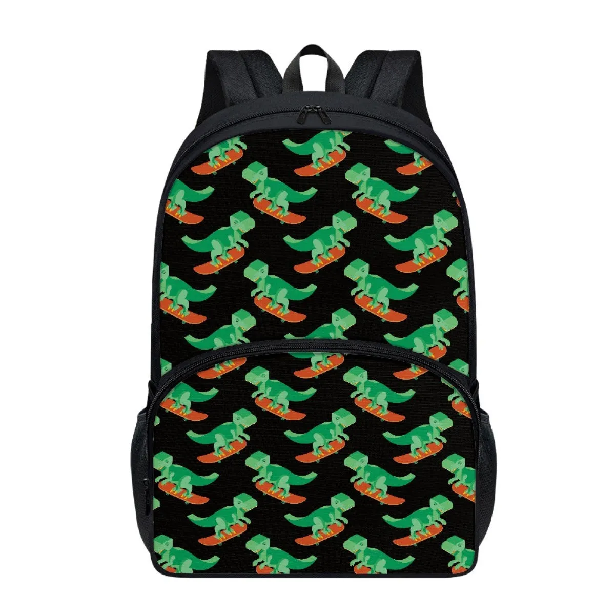 One Piece Dropshipping NEWn Pattern Printing One Piece Minimum Order  Hot Sale Double Layer 17-Inch Student Schoolbag