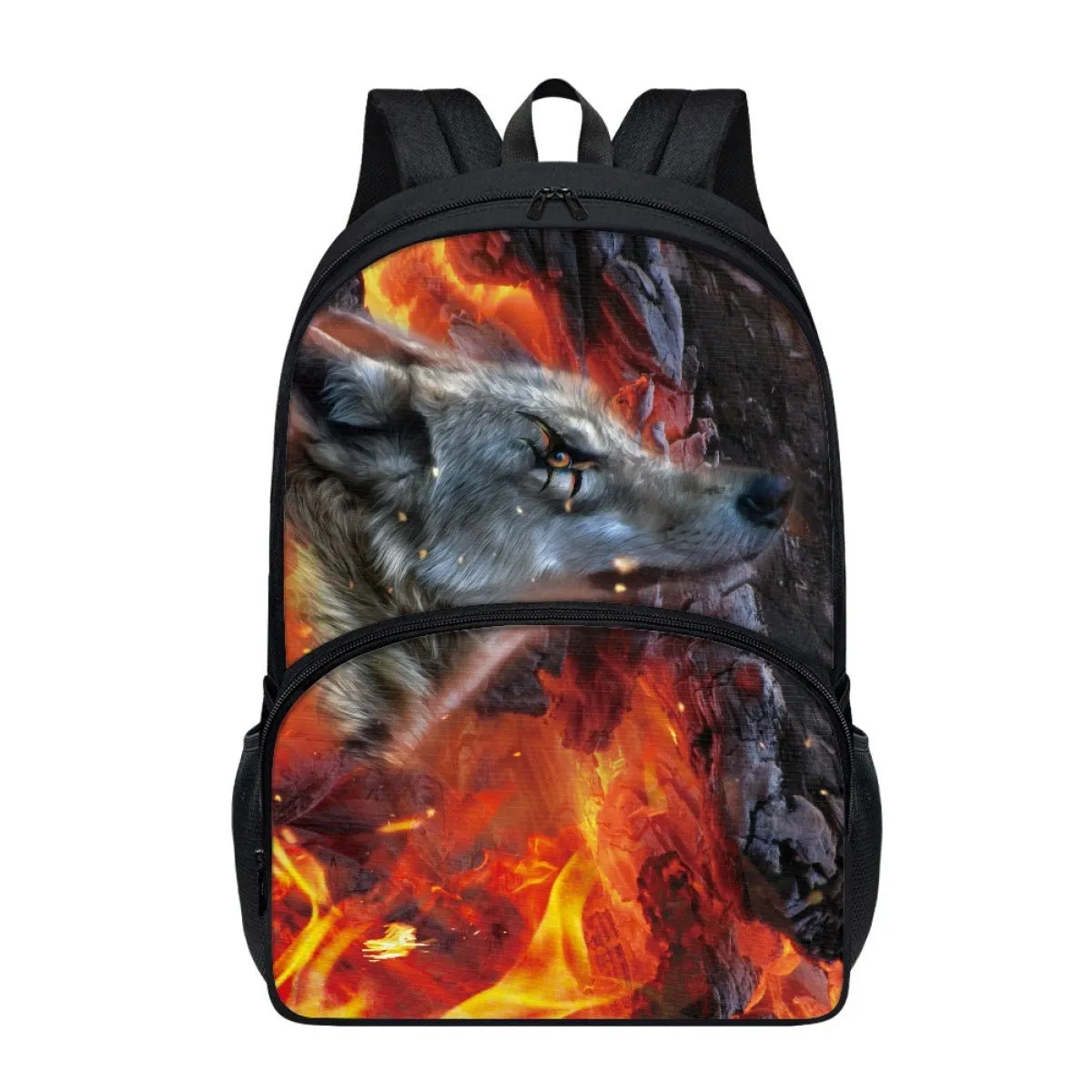 One Piece Dropshipping NEWn Pattern Printing One Piece Minimum Order  Hot Sale Double Layer 17-Inch Student Schoolbag
