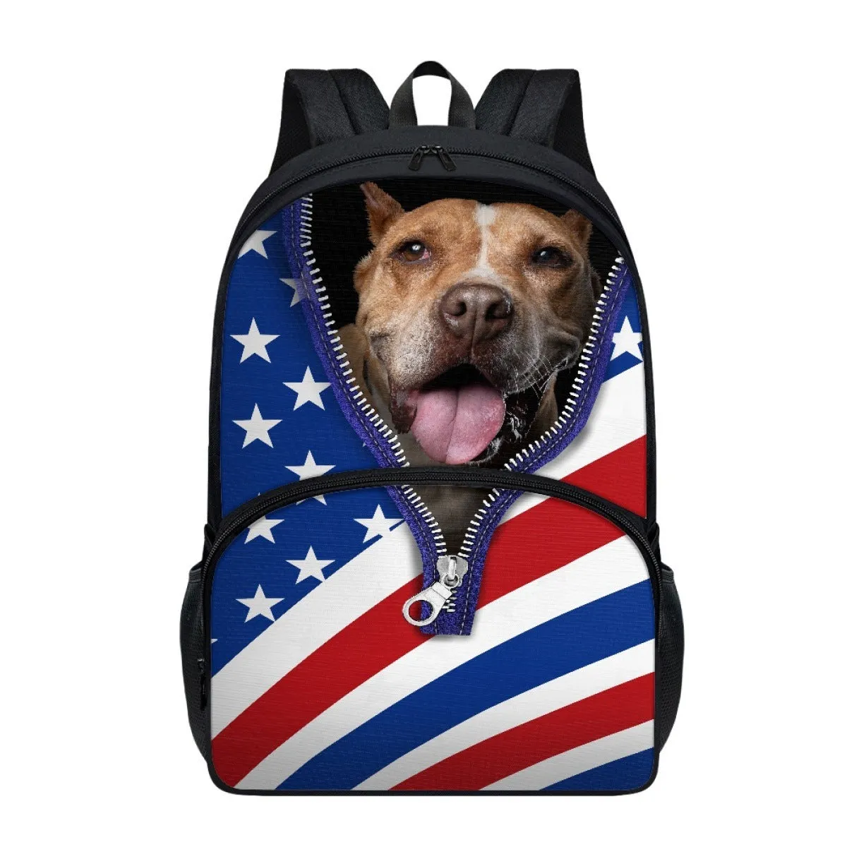 One Piece Dropshipping NEWn Pattern Printing One Piece Minimum Order  Hot Sale Double Layer 17-Inch Student Schoolbag