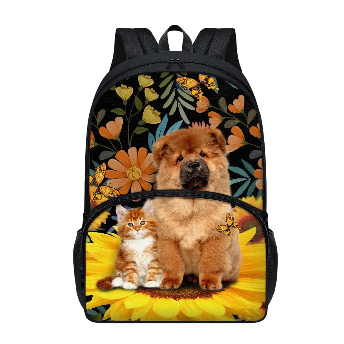 One Piece Dropshipping NEWn Pattern Printing One Piece Minimum Order  Hot Sale Double Layer 17-Inch Student Schoolbag