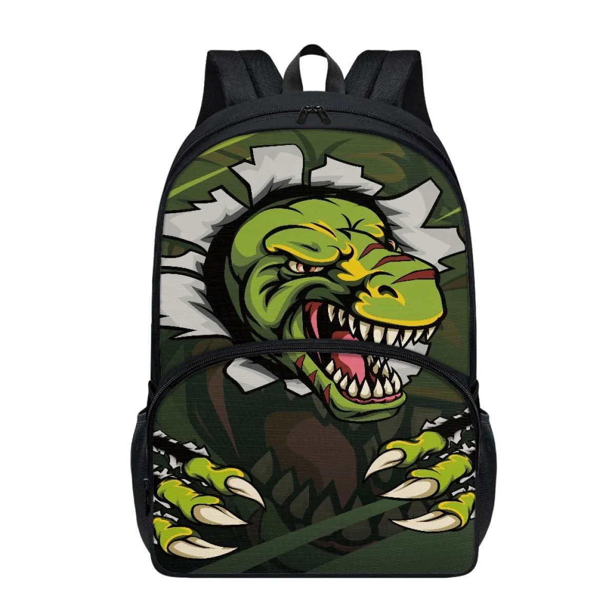 One Piece Dropshipping NEWn Pattern Printing One Piece Minimum Order  Hot Sale Double Layer 17-Inch Student Schoolbag