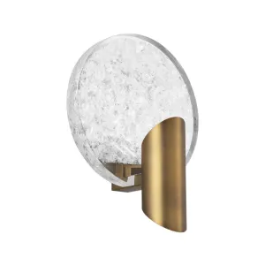 Oracle 9 in. LED Armed Sconce Brass finish