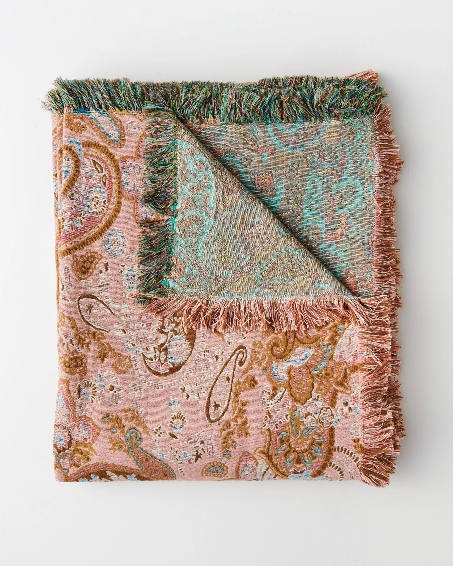 Paisley Paradise Tapestry Throw