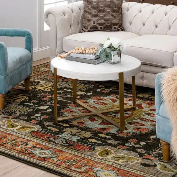 Pandora 92617 5691 Covetous Charcoal Rug