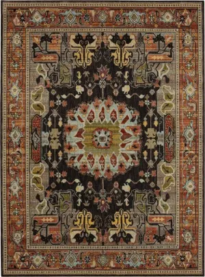 Pandora 92617 5691 Covetous Charcoal Rug