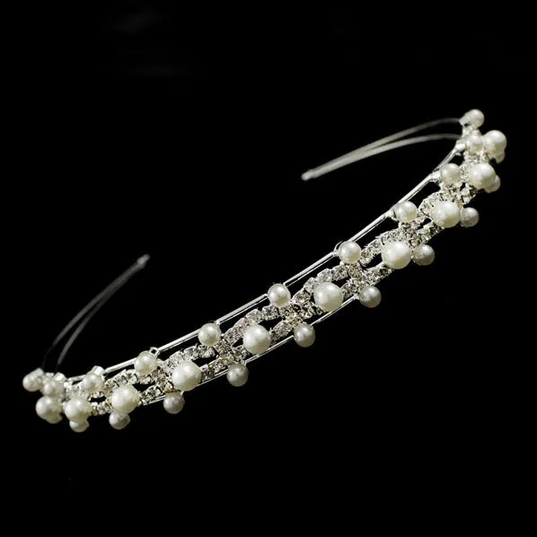 Pearl and Rhinestone Bridal Hairband