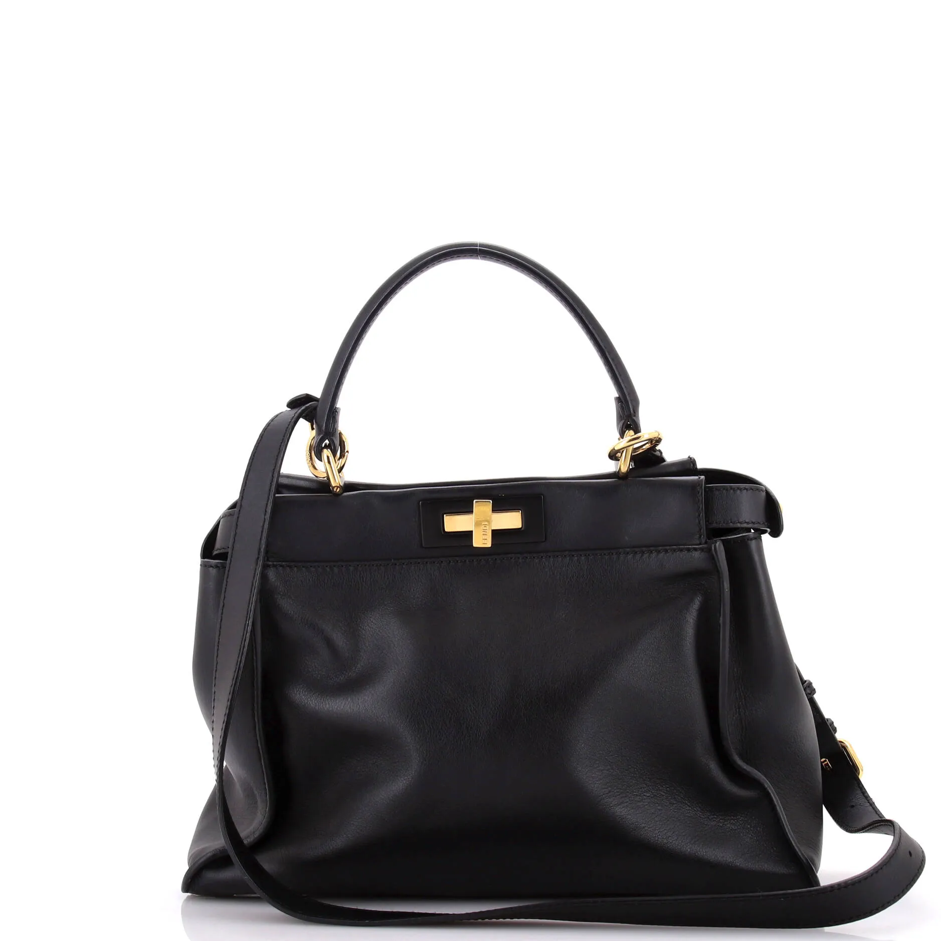 Peekaboo Iconic Bag Leather Mini