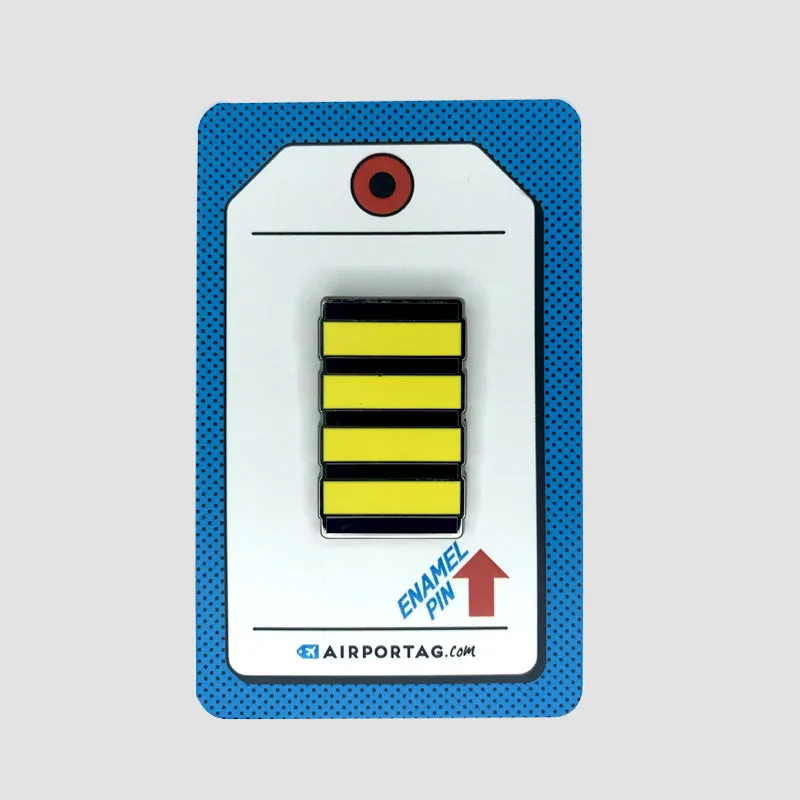 Pilot Stripes - Enamel Pin