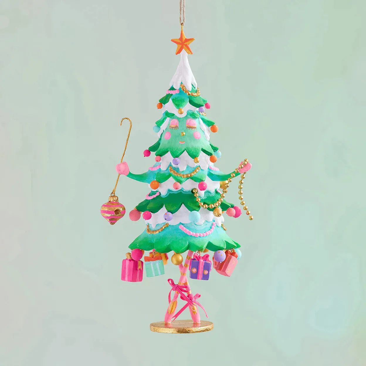 Pinesy on Pointe Ornament By Glitterville