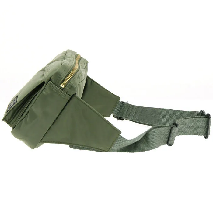 porter by yoshida tanker waist bag (grey)