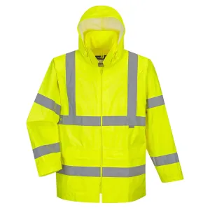 Portwest UH440 Hi-Vis Rain Jacket Yellow ANSI Class 3